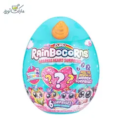 عروسک شانسی رینبوکورنز با شاخ نارنجی