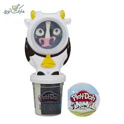 خمیر بازی مزرعه حیوانات مدل گاو Play Doh
