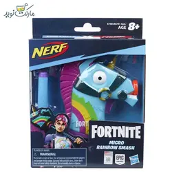 تفنگ Nerf مدل Fornite Micro Rainbow Smash