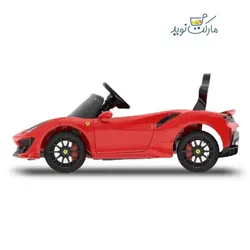 ماشین سواری کنترلی شارژی دو سرعته فراری 488 راستار قرمز