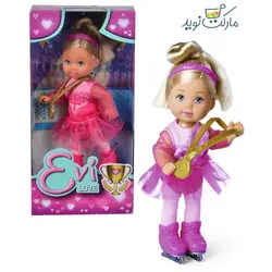 عروسک 12 سانتی Evi Love مدل اسکیت سوار