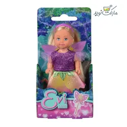 عروسک 12 سانتی Evi Love سری Flower Girl لباس صورتی