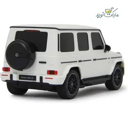 ماشین کنترلی مرسدس بنز سفید AMG G63 راستار با مقیاس 1:24