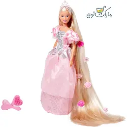 عروسک 29 سانتی Steffi Love مدل Rapunzel با لباس صورتی