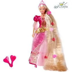 عروسک 29 سانتی Steffi Love مدل Rapunzel با لباس سرخابی