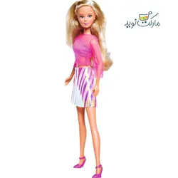 عروسک 29 سانتی Steffi Love مدل Neon Style لباس صورتی
