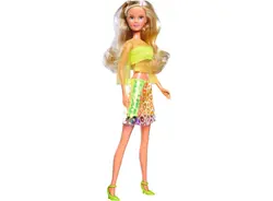 عروسک 29 سانتی Steffi Love مدل Neon Style لباس سبز