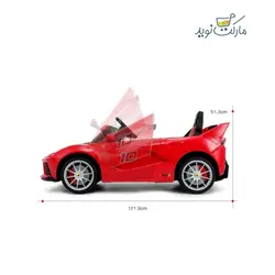ماشین سواری کنترلی شارژی دو سرعته فراری FXXK راستار قرمز