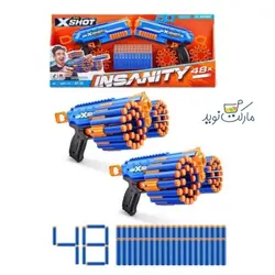 تفنگ دوقلو ایکس شات مدل Manic سری Insanity