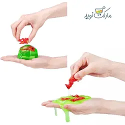 تخم داینو اسمشرز سری مینی لایت آپ ژوراسیک با استخوان قرمز