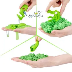 تخم داینو اسمشرز سری مگا ژوراسیک چراغدار با استخوان سبز
