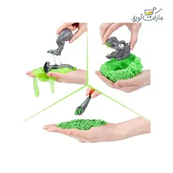 تخم داینو اسمشرز سری مگا ژوراسیک چراغدار با استخوان طوسی