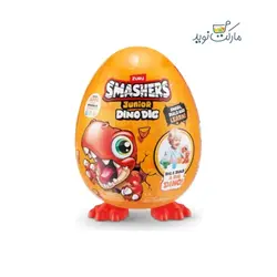 تخم دایناسور اسمشرز Junior Dino Dig رنگ قرمز