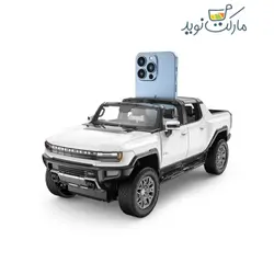 ماشین کنترلی هامر EV سفید راستار با مقیاس 1:16