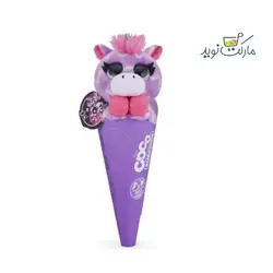 زیگی عروسک قیفی یونیکورن بنفش Coco Cones Neon