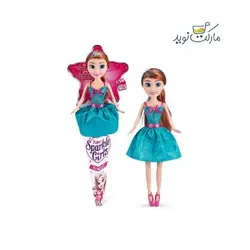 عروسک قیفی پرنسسی Sparkle Girlz مدل Princess با لباس آبی
