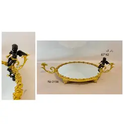 شیرینی خوری برنز (رانر گرد)