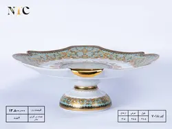 شیرینی خوری چینی پایه دار آرشه