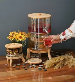 کلمن 2 طبقه چوب