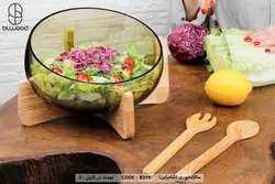ظرف سالاد چوبی