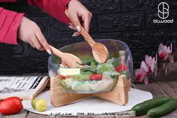 ظرف سالاد چوبی
