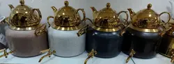 کتری و قوری شیردار گرانیتی