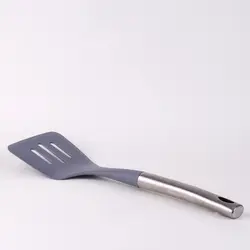 کفگیر شیادار تخت دسته استیل دنی هوم مدل DH1476