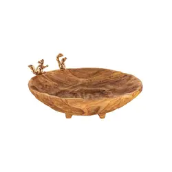آجیل خوری و میوه خوری گلدکیش طرح اس کیو