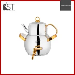 کتری و قوری شیردار ترك دسته دو تكه KST
