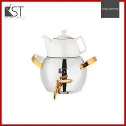 کتری و قوری شیردار ترك دسته دو تكه KST