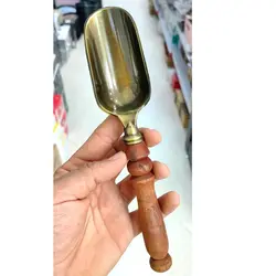 قاشق آجیل دسته چوبی