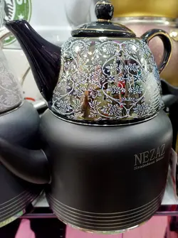 کتری قوری لوله دار نزاز کد 2406