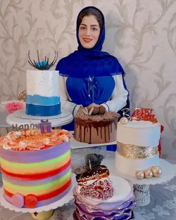 دوره آموزش حرفه ای کیک تولد - آموزشگاه مجازی مریم کوک