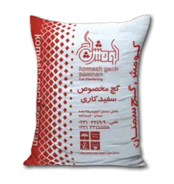 گچ کومش سمنان کیسه 40 کیلویی