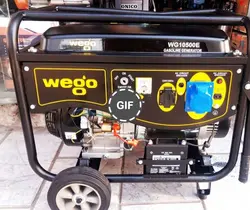 موتور برق ویگو 8 کیلووات بنزینی WG10500E