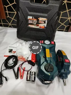 ست آپاراتی جک و پمپ و بکس فندکی ماشین باس