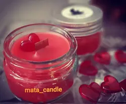 شمع موم سویا بانکه درب فلزی کد 103