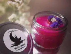 شمع موم سویا بانکه درب فلزی کد 103