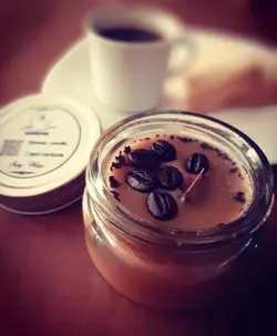 شمع موم سویا بانکه درب فلزی کد 103