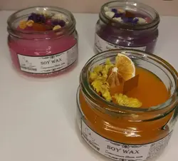 شمع موم سویا بانکه درب فلزی کد 103