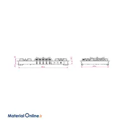 اجاق گاز 5 شعله CAN مدل IS 9502