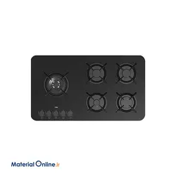 اجاق گاز 5 شعله شیشه ای CAN مدل پاردیک چپ