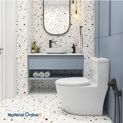 توالت فرنگی چینی کرد مدل آنتوریوم