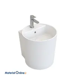روشویی دیواری چینی کرد مدل آوینا