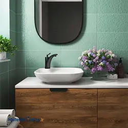 روشویی روکابینی چینی کرد مدل آنتوریوم