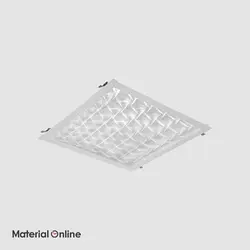 چراغ توکار 60×60 مازی نور مدل الگانس 64 وات با دیفیوزر داینامیک (مناسب سقف یکپارچه)