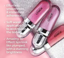 رژ لب مایع براق کیکو میلانو 3D Hydra Lipgloss