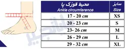 قوزک بند آتل دار نئوپرن ضدحساسیت