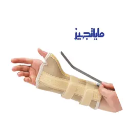 مچ بند نئوپرن آتل دار با آتل شست کرم رنگ (سایزبندی)