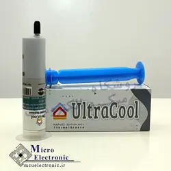 خمیر سیلیکون سرنگ 40 گرمی ضریب 3 Ultracool تاریخ تولید 2023
